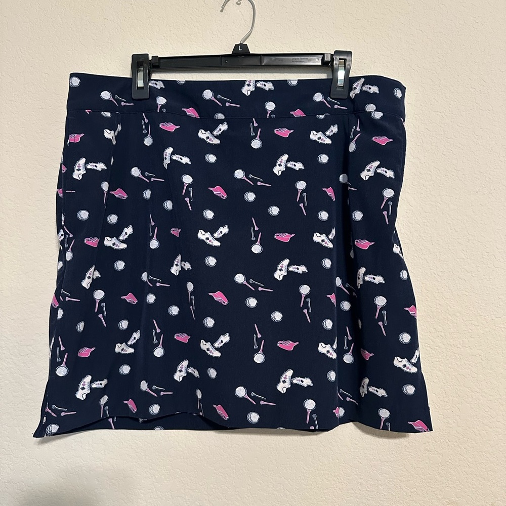 Izod Blue Pencil Mini Skort for Golf